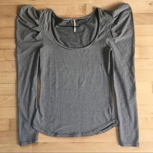 Free People Penelope Puff Sleeve Tee